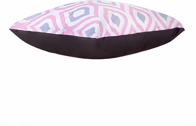 Gardenista Pink and Grey Graphic Printed Outdoor Garden Scatter Cushion