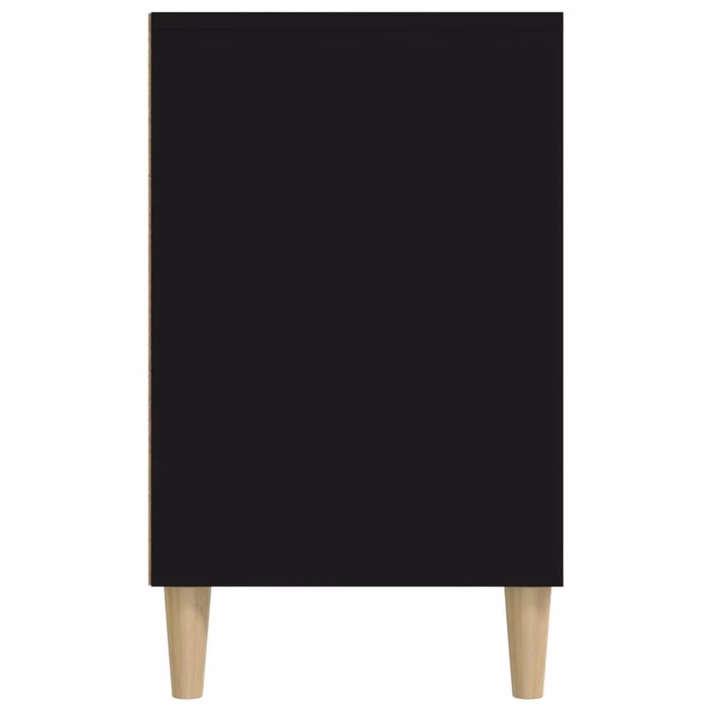 Berkfield Home Black Shoe Cabinet with Integrated Seat, W: 102 cm, D: 36 cm, H: 60 cm – 4