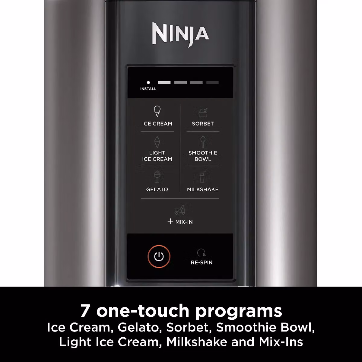 Ninja CREAMi Ice Cream and Frozen Dessert Maker in Black – 3