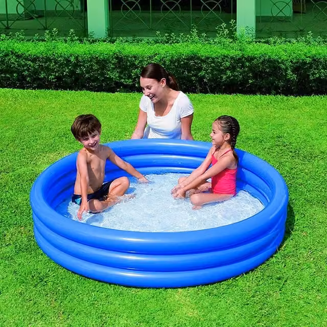 Bestway H2OGO Inflatable Round Childrens Play Pool, Blue, Diameter: 152 cm, Height: 30 cm