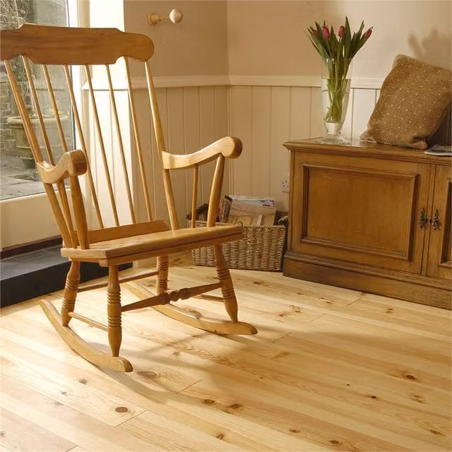 Snowdon Timber Rustic Maritime Pine Floorboard Planks, Natural, Pack of 8, W: 140 mm, L: 2.0 m, Thickness: 21 mm