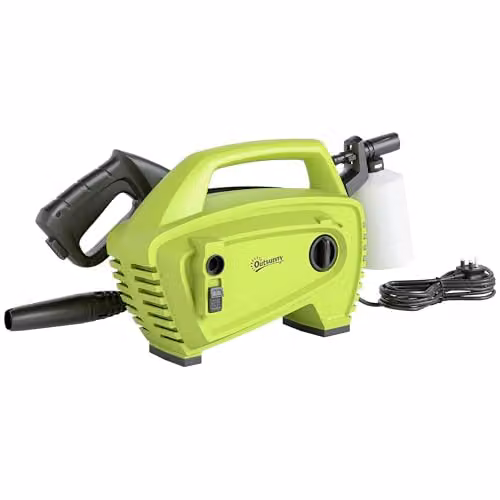 Outsunny 1600W High Pressure Washer, 130 Bar Pressure, 390 L/h Flow, Green – 1