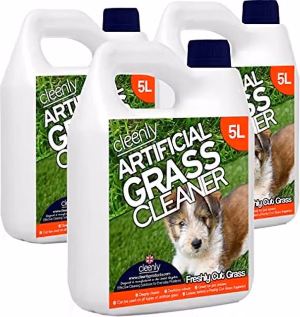 Cleenly Artificial Grass Cleaner for Dogs, Clear, 15 kg