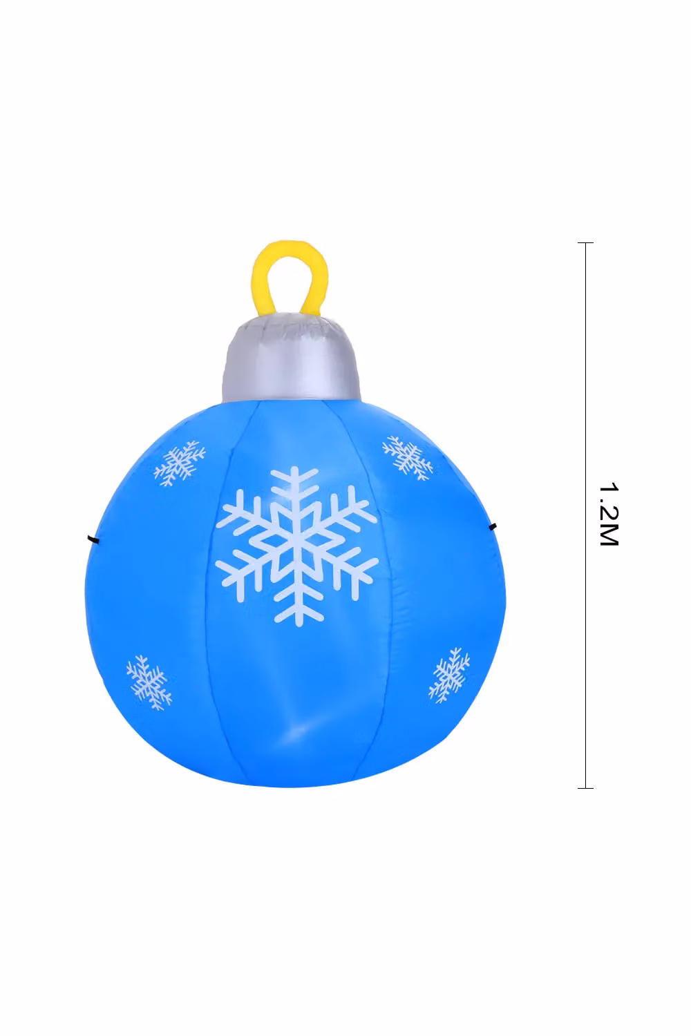 Living and Home Large Blue Bulb Christmas Inflatable with Lights, 120 cm – 2
