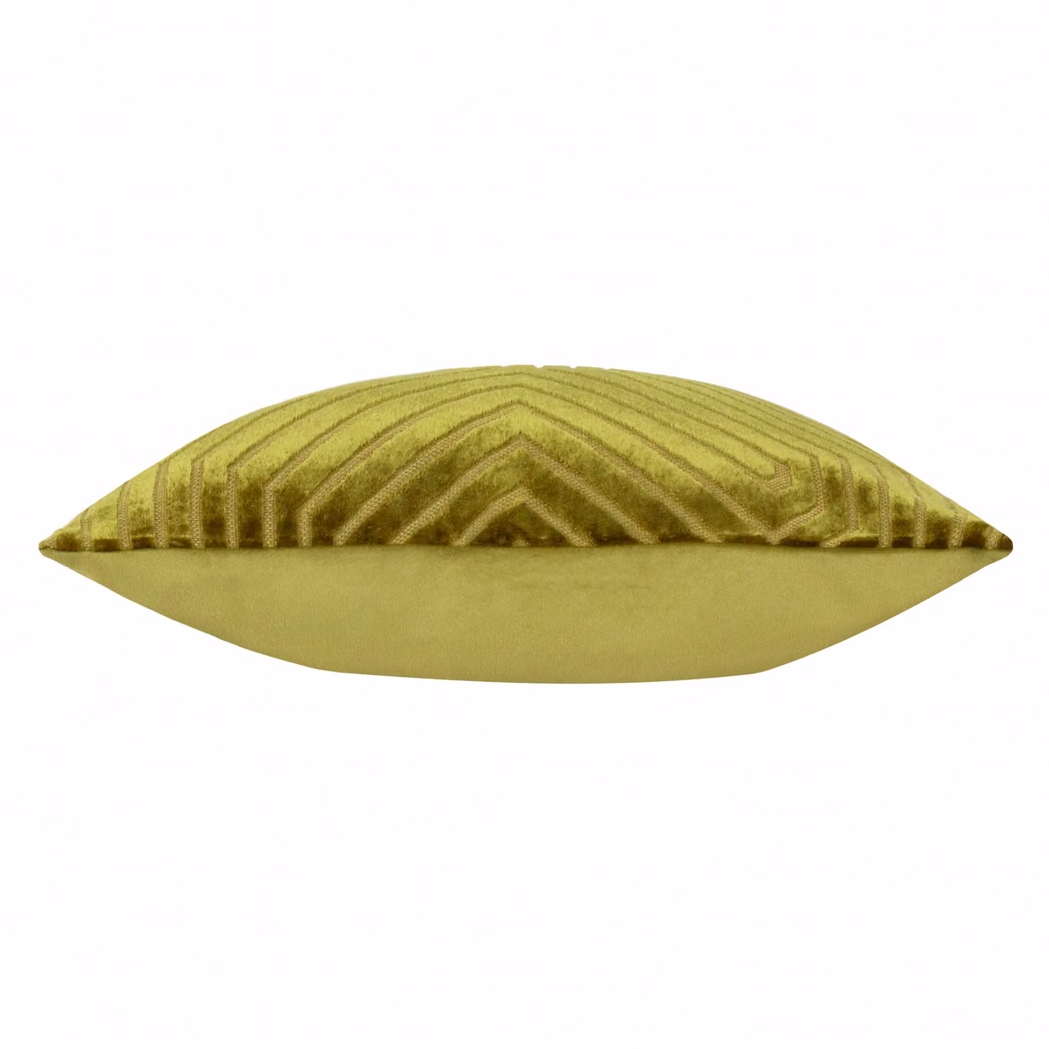 Paoletti Evoke Square Velvet Cushion in Green, W/D/H: 45 x 45 x 45 cm – 3
