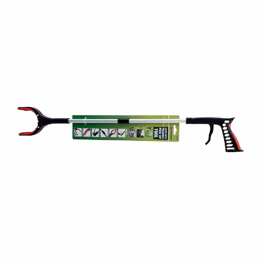 BARGAINS-GALORE Heavy Duty Foldable Pick Up Tool, 32 inch Long Reach Lift Clamp, Black – 2
