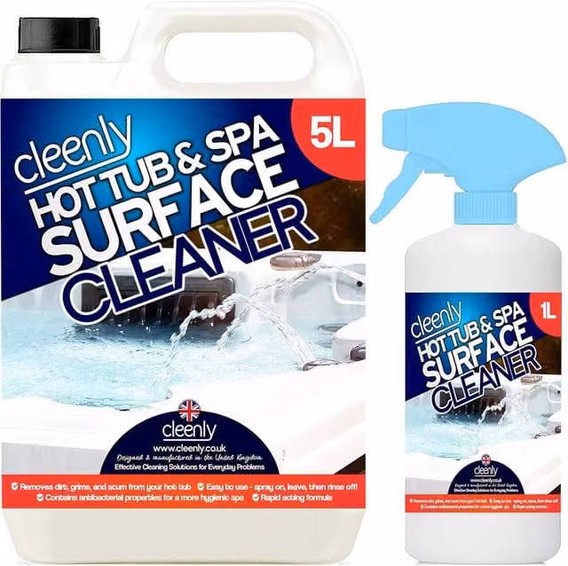 Cleenly Hot Tub and Spa Waterline Surface Cleaner, 6kg
