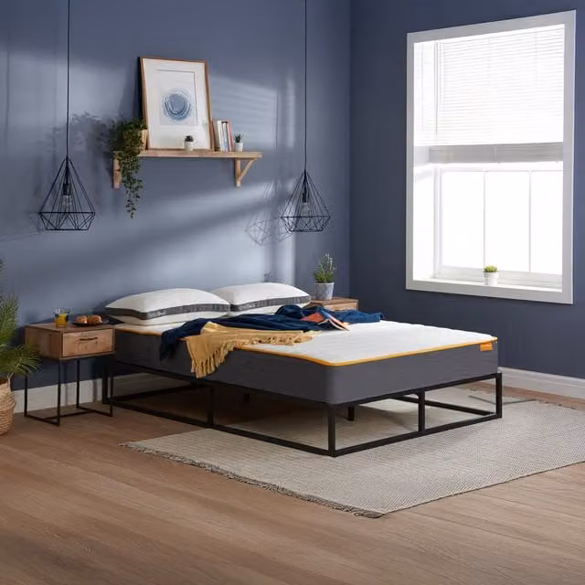 SleepSoul Comfort Pocket Spring Mattress in White, W/D/H: 90 x 190 cm – 2