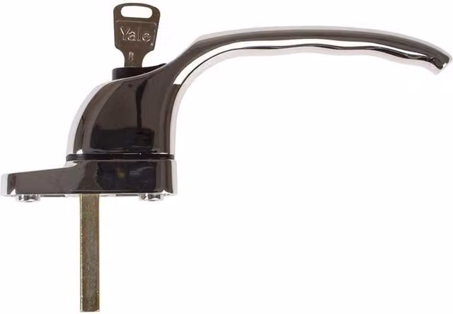Yale Silver PVCU Window Handle