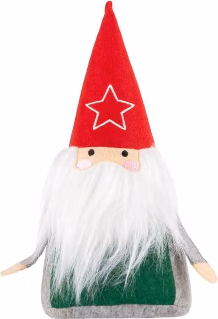 Furn Scandi Santa Festive Novelty Door Stop, Multicolour, W/D/H: 15.0 x 15.0 x 34.0 cm – 1