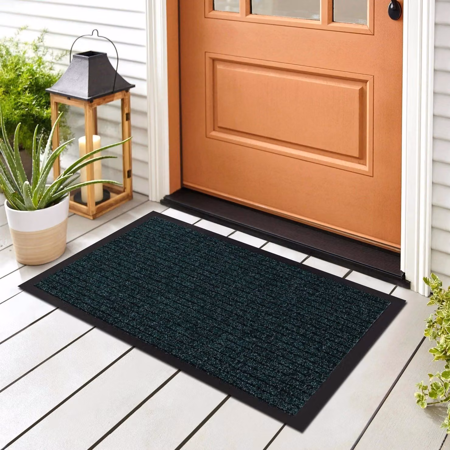RugsX Antislip Dura Doormat in Green, W/D: 80 x 50 cm – 2
