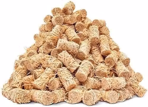 Ecoblaze 200 Natural Brown Firelighters for Fireplaces, Stoves, Wood Burners and BBQs – 1