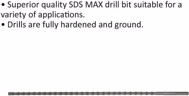 Loops SDS Max Masonry Drill Bit, Silver, Diameter: 18 mm, Length: 940 mm