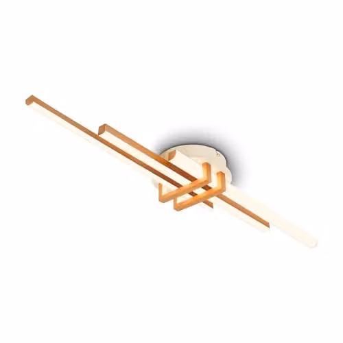 Briloner LED Ceiling Light, Warm White, Copper, W/D/H: 78.5 x 16 x 7.5 cm – 1