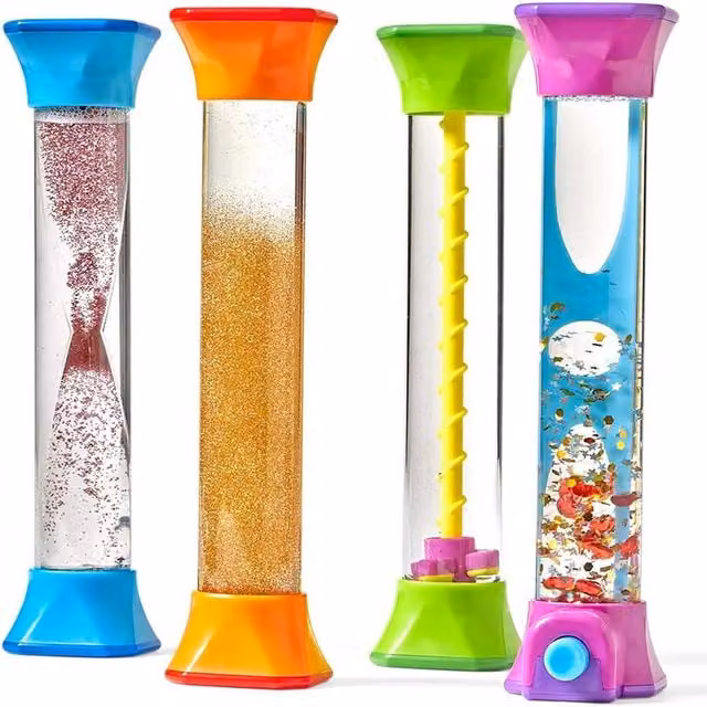 Learning Resources Sensory Fidget Tubes Set of 4 in Multicolour