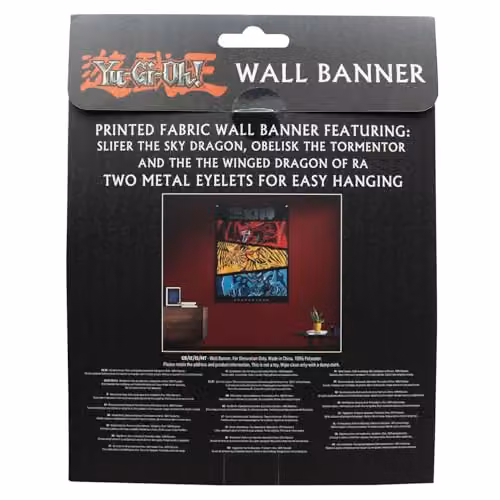 FaNaTtik Yu-Gi-Oh! Multicolour Textile Wall Banner, W: 125 cm, H: 85 cm – 5