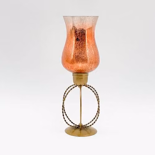 Minster Gold Tealight Candle Holder, W/D/H: 14 x 14 x 40 cm – 1