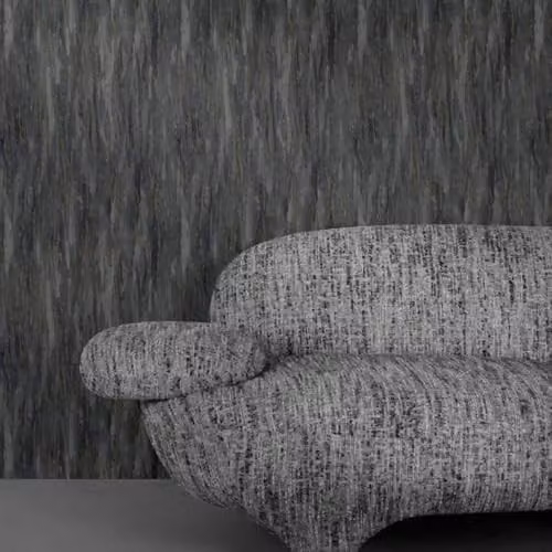 Grandeco Meteora Abstract Distressed Painted Plaster Effect Textured Wallpaper in Charcoal Black and Anthracite