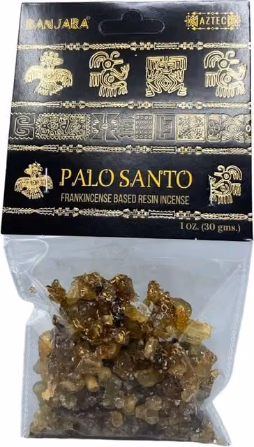 Banjara Tree Resin Authentic Palo Santo Incense from India, Brown