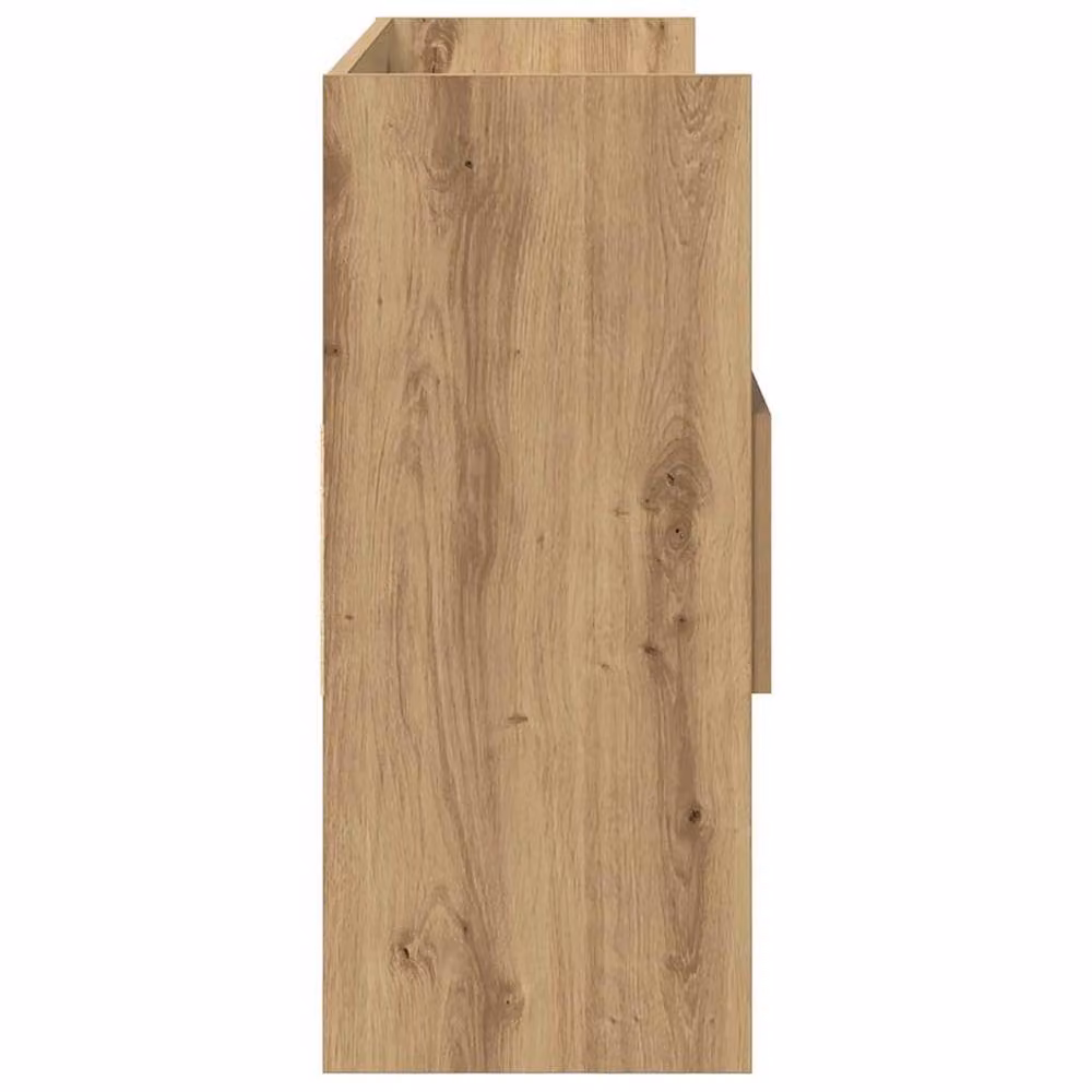 Berkfield Home Artisan Oak Sideboard in Brown, W/D/H: 105 x 30 x 70 cm – 4