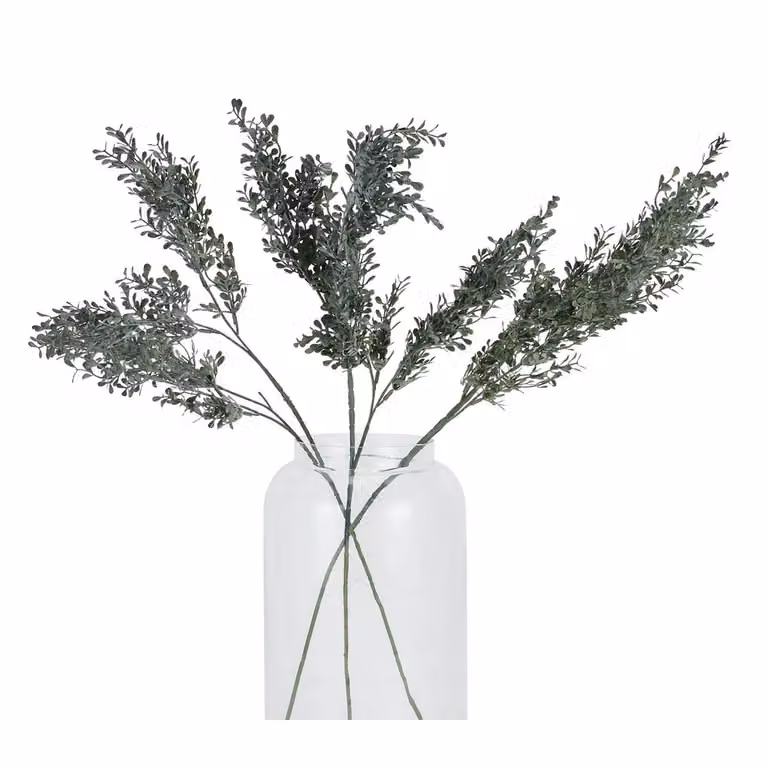 Hill Interiors Grass Artificial Flower Spray in Black and Grey, H 75 cm x W 20 cm x D 20 cm