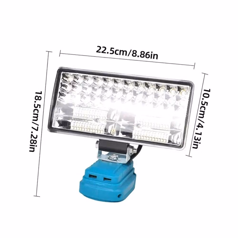 SPETLEK 8-inch LED Work Floodlight with 84 LEDs in Blue – 2