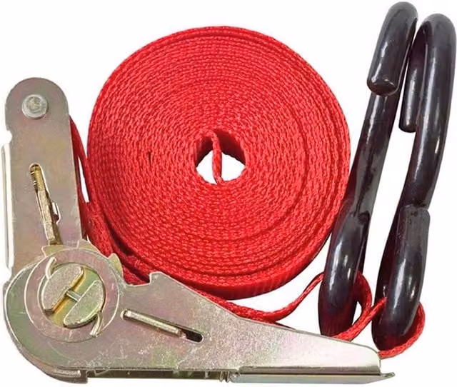 Amtech 25mm Ratchet Tie Down in Red and Multicolour