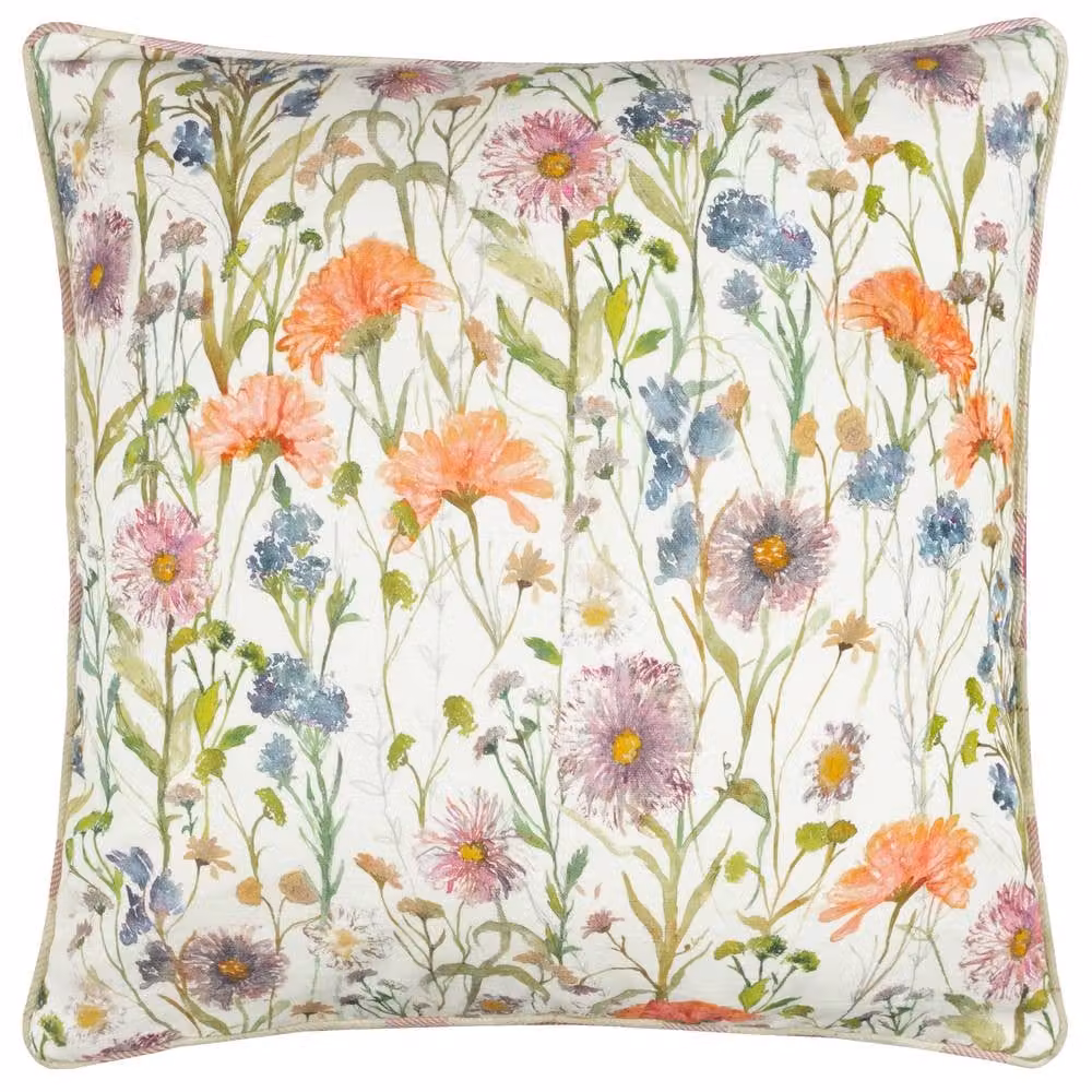 Voyage Maison Medmerry Floral Country House Square Outdoor Cushion, Multicolour Purple, W/D/H: 45 x 45 x 45 cm – 2