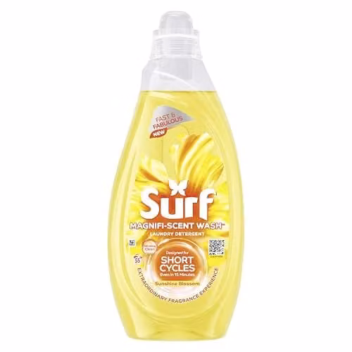 Surf Magnifi-Scent Quick Wash Sunshine Blossom Laundry Liquid Detergent, 1.485 l