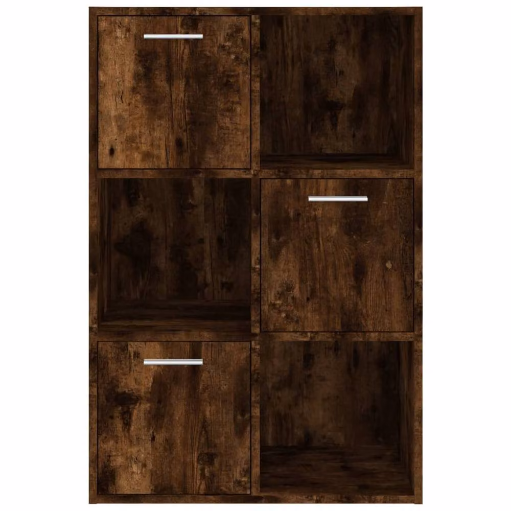 Berkfield Home Freestanding Storage Cabinet in Smoked Oak Brown, W/D/H: 60 x 29.5 x 90 cm – 3
