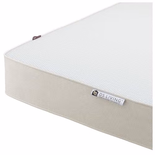 DS Living Reve Jasper Visco-Elastic Memory Foam Mattress with Removable Knit Cover, Super King, W/D/H: 180 x 200 x 25.4 cm