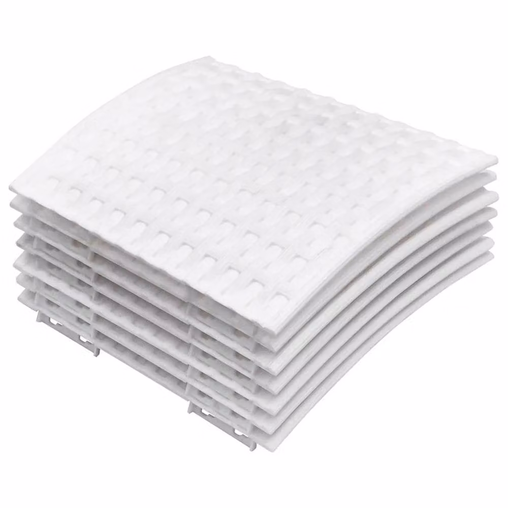 Berkfield Home White Plastic Round Tabletop Christmas Tree Skirt, Diameter: 56 cm, Height: 23 cm