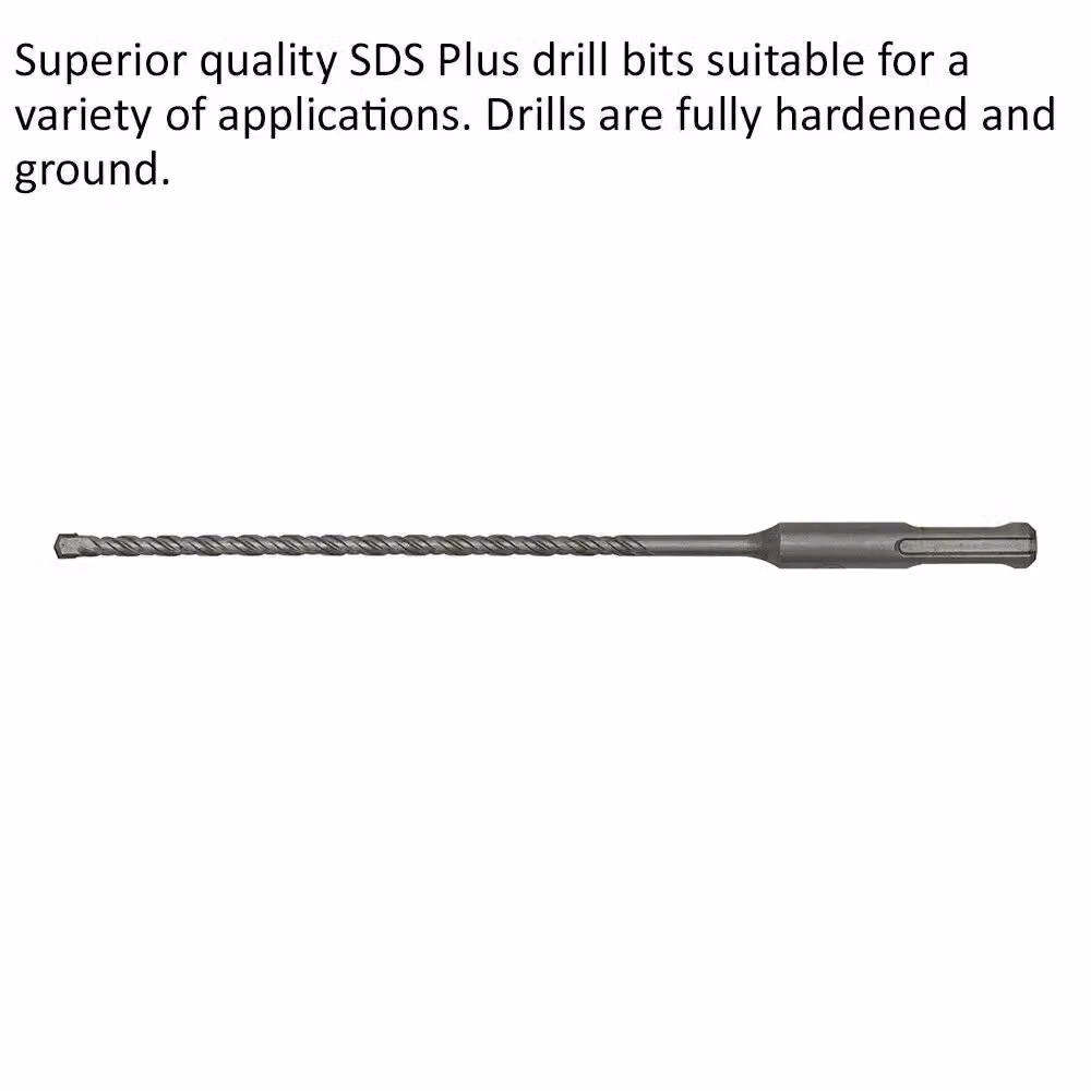 Loops SDS Plus Drill Bit, Grey and Multicolour, Diameter: 5.5 mm, Length: 210 mm – 2