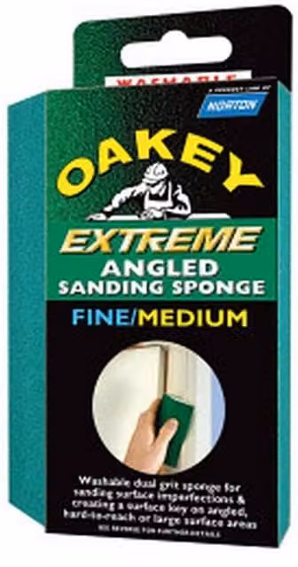 Norton Oakey Extreme Angled Sanding Block - Green
