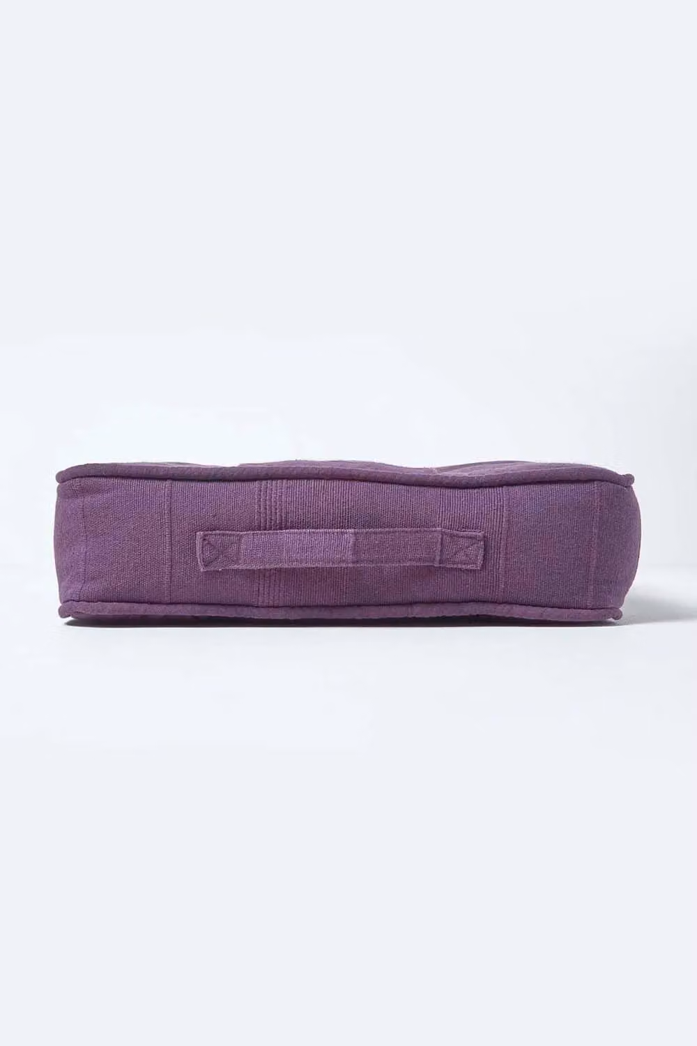 Homescapes Rajput Square Cotton Floor Cushion in Purple, W/D/H: 40 x 40 x 8 cm – 3