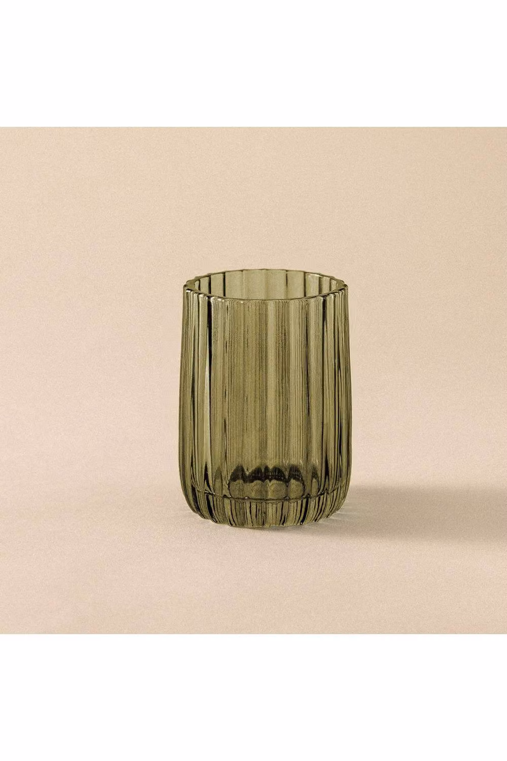 Cosmic Lido Collection Glass Toothbrush Holder and Tumbler in Dark Green – 2