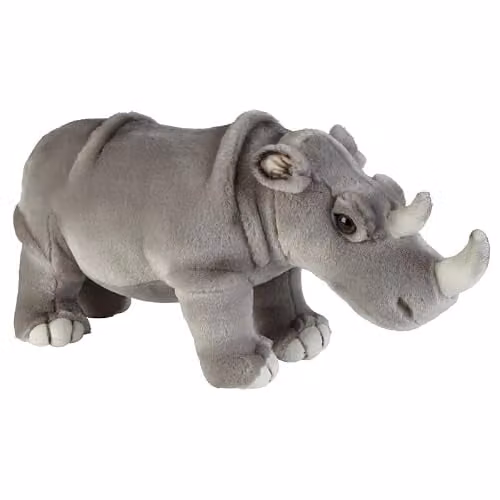 Ravensden Suma Collection Rhino Soft Plush Toy, Grey, 50 cm