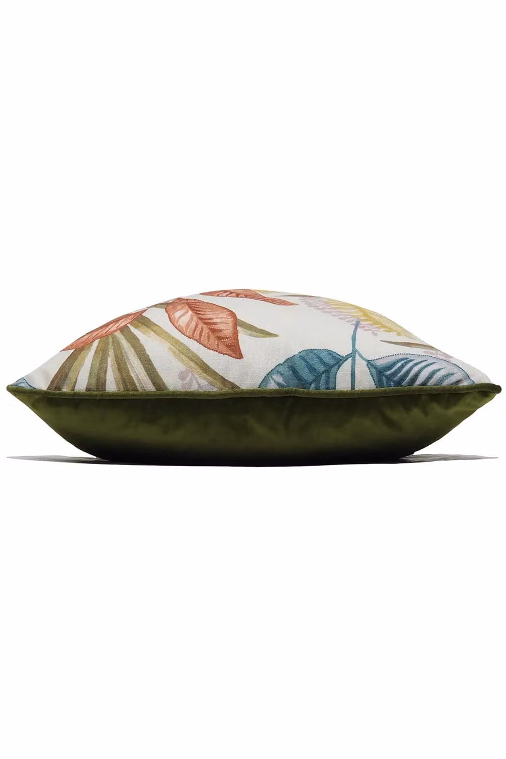 Prestigious Textiles Sumba Floral Printed Square Cushion in Coral, W/D/H: 50 x 50 x 50 cm – 2