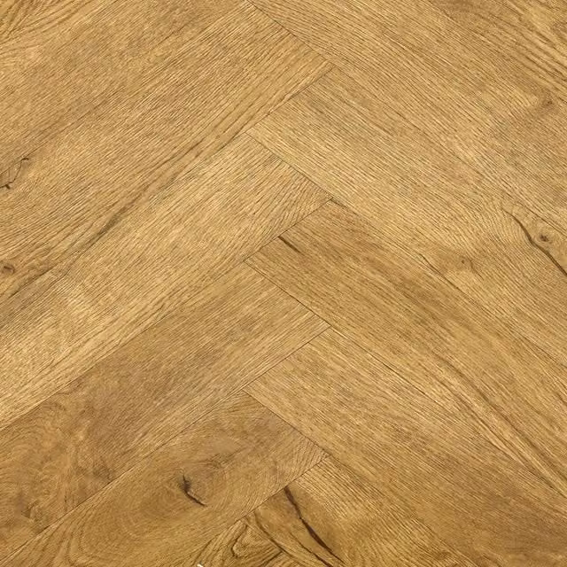 Vinyl Flooring UK Glue Down Wood Look LVT Flooring in Beige and Brown, 2.5mm Thick, Covers 3.9sqm