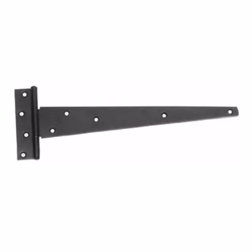 Hardware Solutions Tee Hinges in Matt Black, 1 Pair