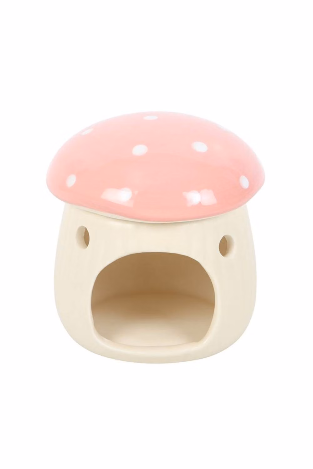 KDMD Pink Mushroom Ceramic Oil Burner and Aromatherapy Diffuser for Tealights – 2