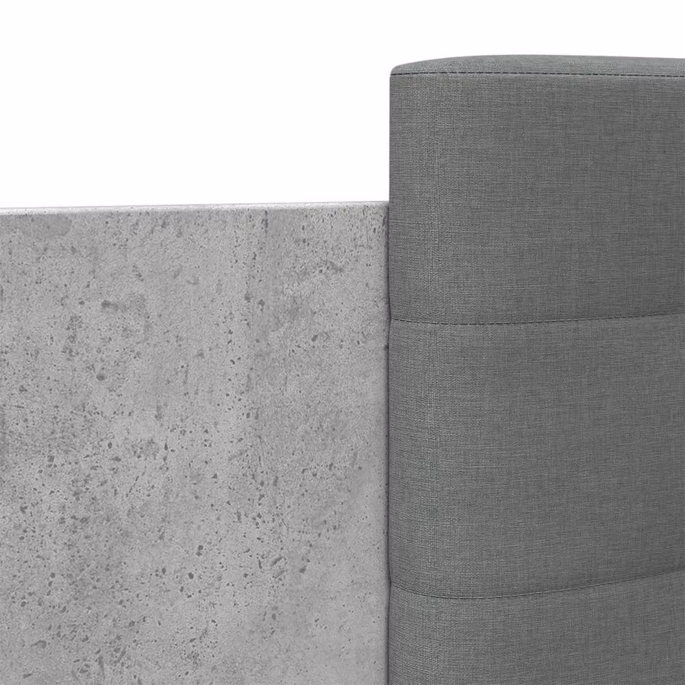 Berkfield Home Small Single Bed Frame with Drawers in Concrete Grey – 4