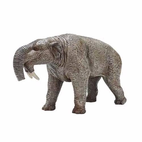 MOJO Deinotherium Hand-Painted Prehistoric Life Collection Toy Figure in Grey and Multicolour