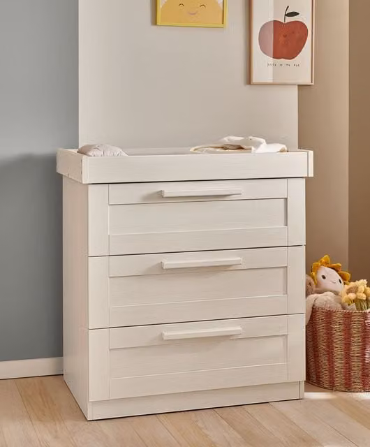 Mamas & Papas Atlas Convertible Dresser Changer in Stone