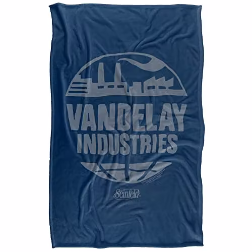 Warner Bros. Seinfeld The Latex Salesman Super Soft Fleece Throw Blanket, Multicolour, W/D/H: 91 x 147 cm