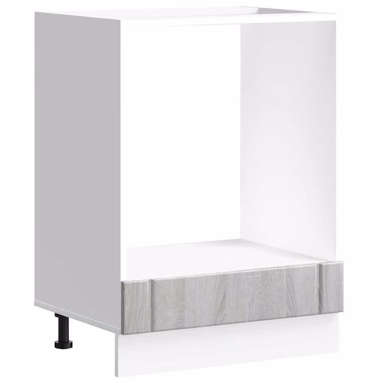 Berkfield Home Lucca Grey Sonoma Appliance Housing Unit W/D/H: 60.0 x 46.0 x 81.5 cm