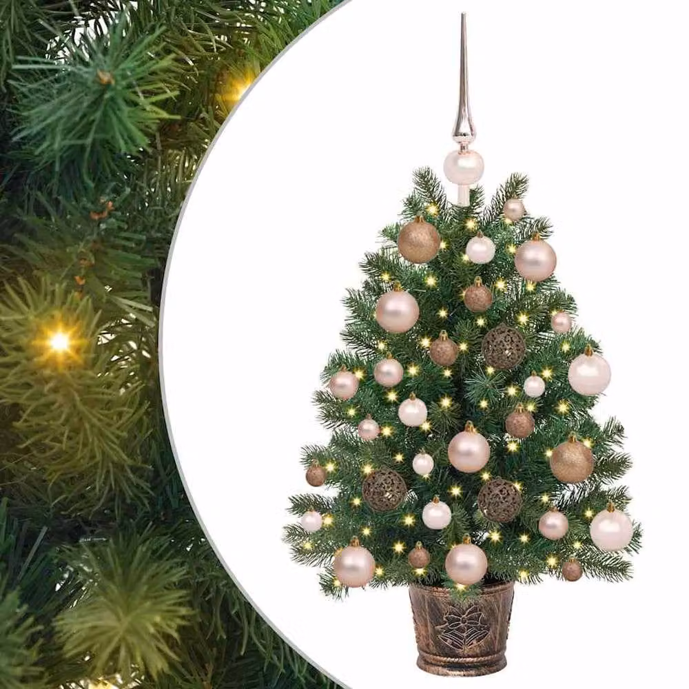 Berkfield Home Green Artificial Tabletop Christmas Tree with 150 LEDs, Height: 65 cm – 2
