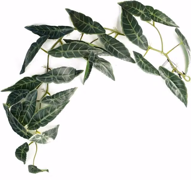 Realistic Green Artificial Trailing Hanging Leaf Plant