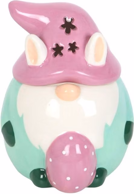 Something Different Bunny Gonk Easter Oil Burner, Multicolour, H: 13.0 cm, W: 10.5 cm, D: 10.2 cm