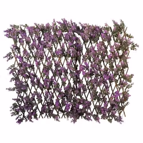 mysmartbuy Artificial Purple Flower Trellis W/H: 180 x 60 cm